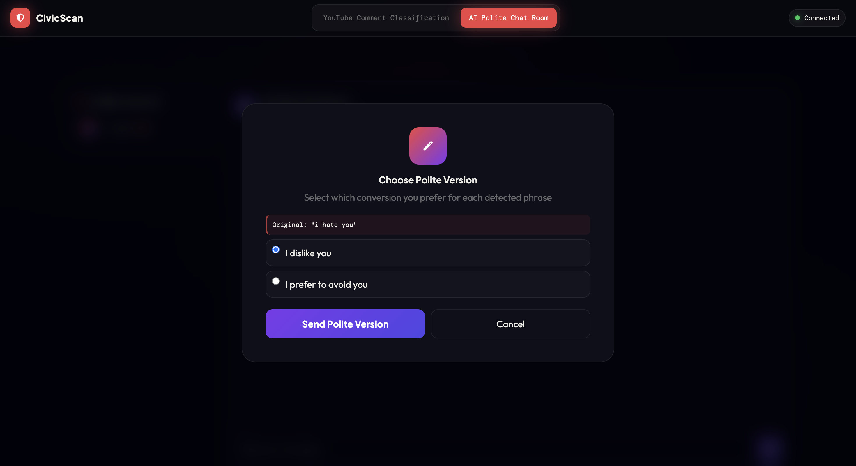 Chatroom Moderation